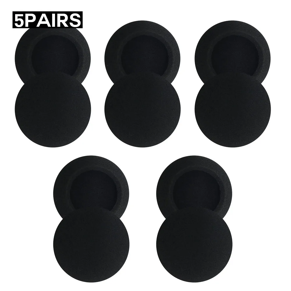 5pairs PUHPOWEE мягкий пенопласт, пенопласт подушечки для Philips SHB6100 SHB6110 сменные насадки для наушников наволочка гарнитура - Цвет: 5pairs