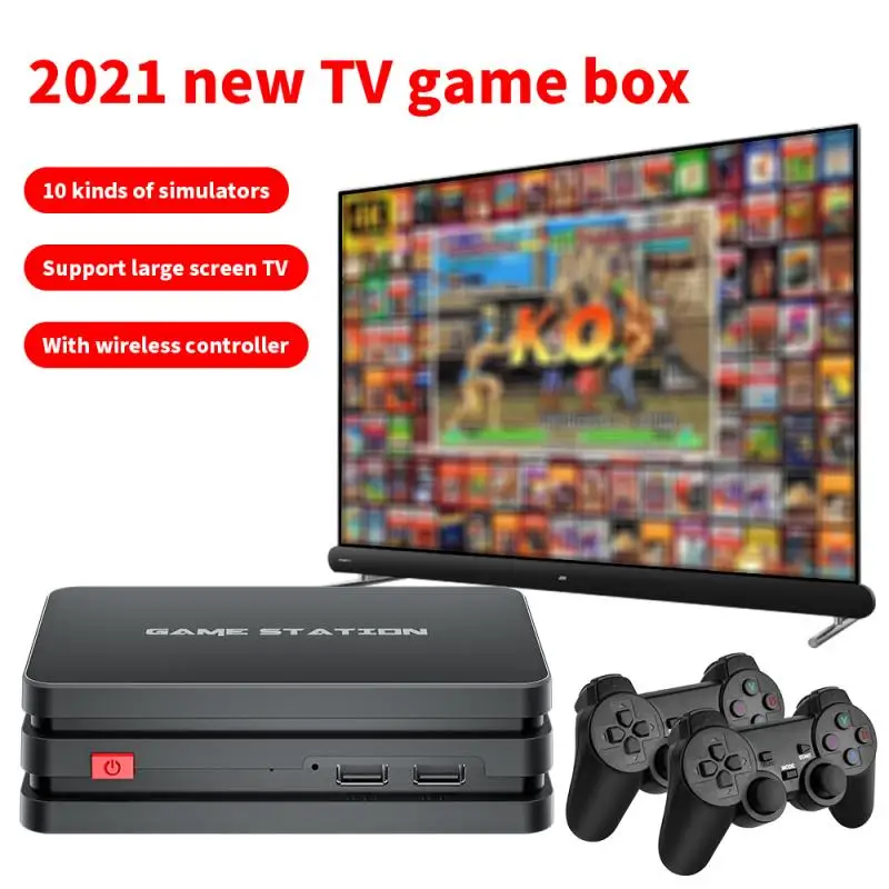 

New TV Game Box For PS1/GB/GBC MD 10000 Retro Games Video Console With 3D Rocker Controller TV Out Gaming Player Consoles Gifts