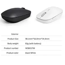 Беспроводная мышь Xiaomi Youth Edition 1200 точек/дюйм 2,4 ГГц оптическая мышь мини беспроводная мышь для ноутбука Macbook мышь