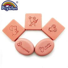 Мышиный мыльный штамп мышь ручной работы чистые натуральные органические штампы с ручкой для мыла акриловый штамп на заказ для печенья
