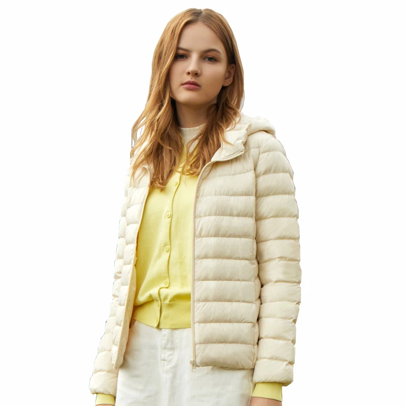 

AlphaGym Women Down Jacket the New Hot Style White Eiderdown Jacket for in 2020