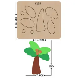 Новые деревянные die Скрапбукинг c-155 Штанцевые формы