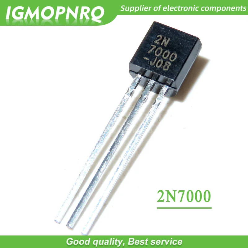 50pcs 2N7000 TO92 N-Channel Enhancement Mode Field Effect Transistor New Original Free Shipping