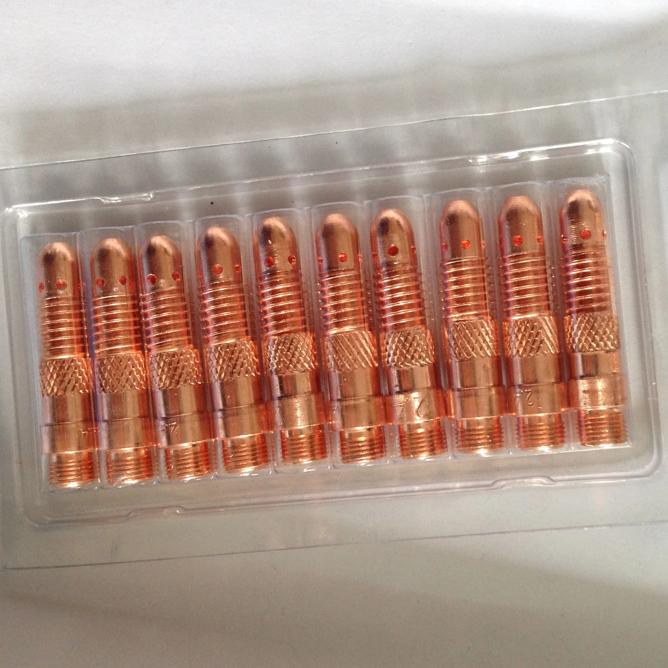 10PCS 10N28 10N31 10N32 1.6/2.4/3.2MM 콜릿 바디 TIG 용접 토치 WP17 WP18 WP26