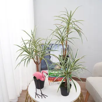 

Artificial Plant Epipremnum Aureum Bonsai Areca Palm Potted Plant Home Indoor Decoration Artificial Orchid Leaves