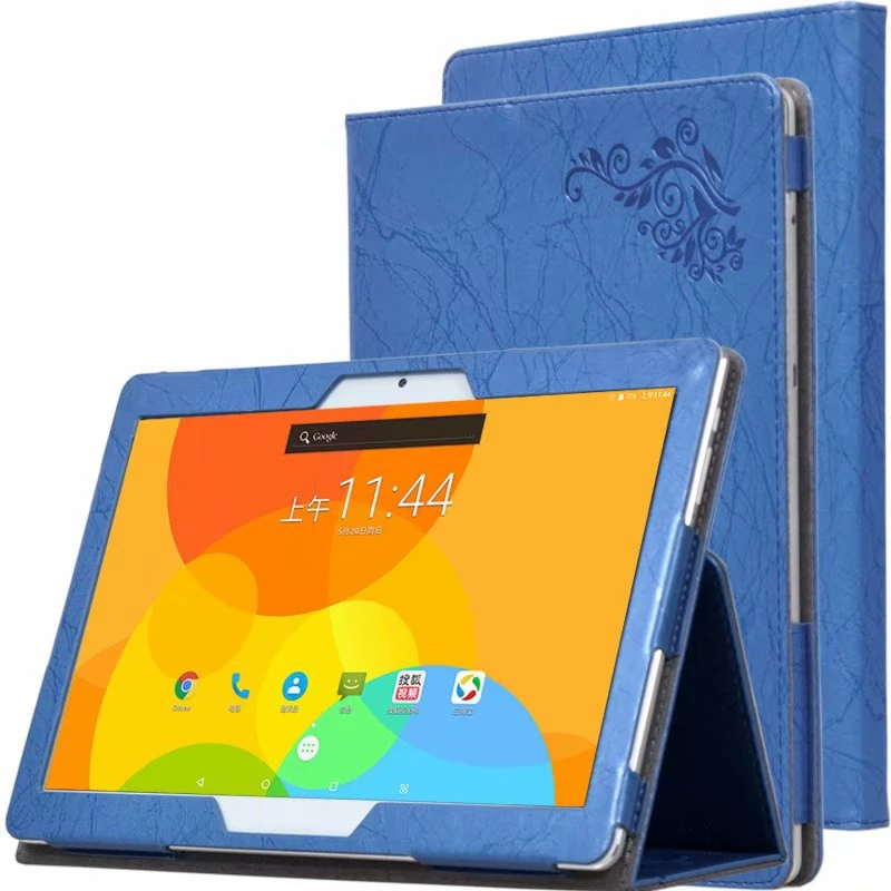 

Luxury Print Flower PU Case Cover for Teclast M30 10.1" Tablet with Hand Strap + Stylus Pen