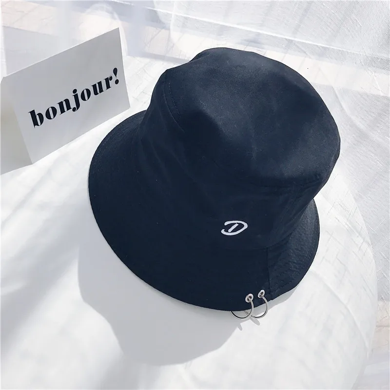 SP& CITYHarajuku простая вышивка письмо Досуг женская панама стильная Джокер пары бассейна капот Панама твердая Рыбацкая шляпа