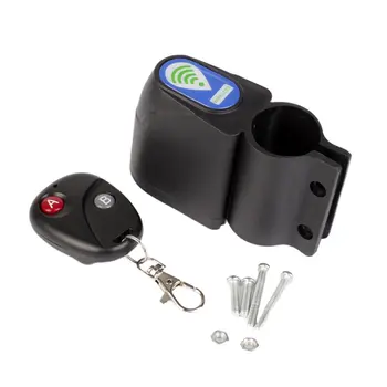 

Remote Wireless Alarm Black Bicycle Mountain Bike Anti Theft Device Prevent Loss Security Burglar Alarm
