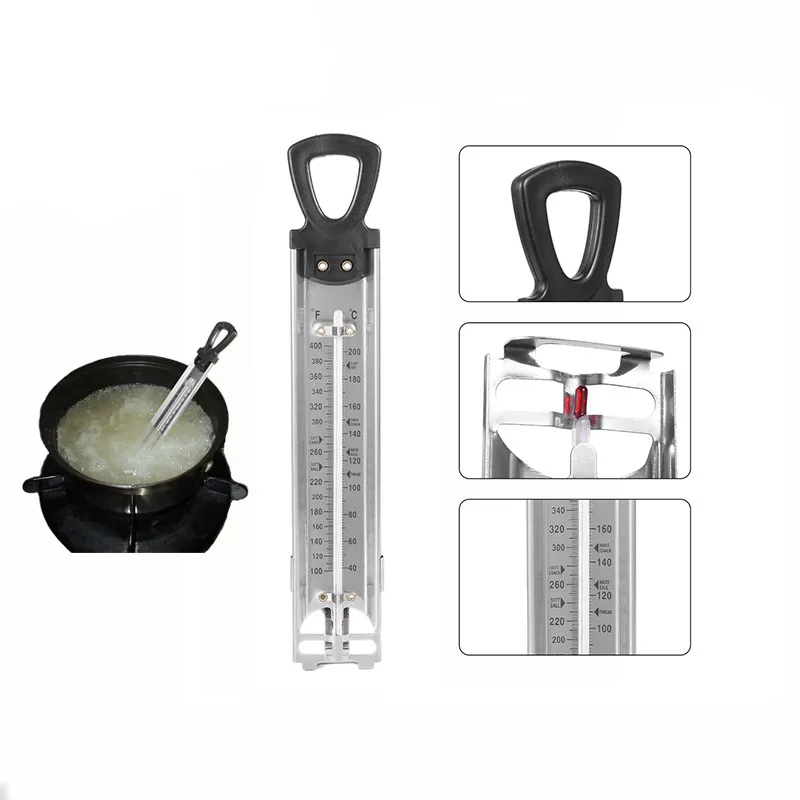 

Stainless Steel Kitchen Craft Cooking Thermometer For Jam Sugar Candy Home Use Thermometer Household Temperature Detector Tool