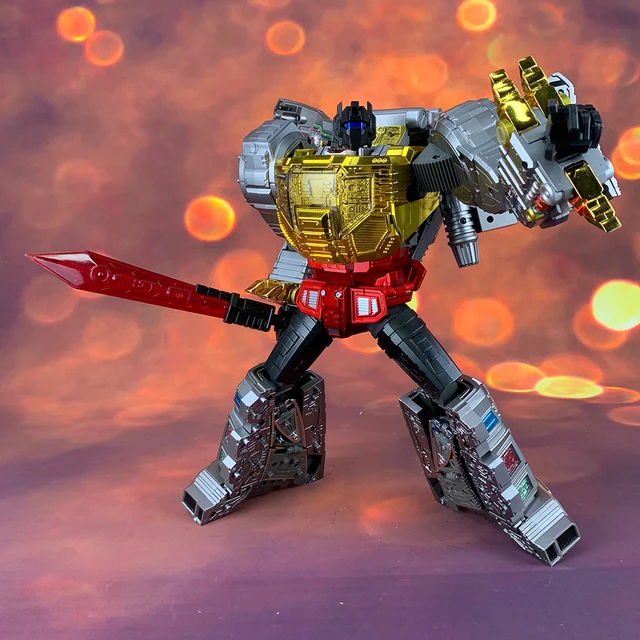 【In Stock】GigaPower HQ01R Grimlock Transformation Dinobot Dinosaur Tyrannosaurus Rex Alloy plating Action Figure Robot Toys 4