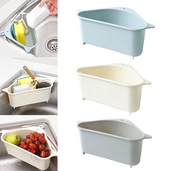 Triangle Storage Holder Multifunctional Drain Shelf Kitchen Sink Rack Basket Hot Triangle Storage Holder Multifunctional Drain Shelf Kitchen Sink Rack Basket Hot
