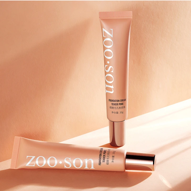 Moisturizing Fine Pore Long Lasting Foundation Cream Waterproof Concealer Delicate No Powder Oil Control Full Coverage Clearing