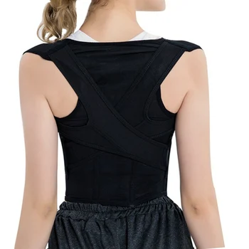 

Posture Corrector Shoulder Lumbar Brace Spine Back Support Belt Adjustable Posture Correction Belt MSU99