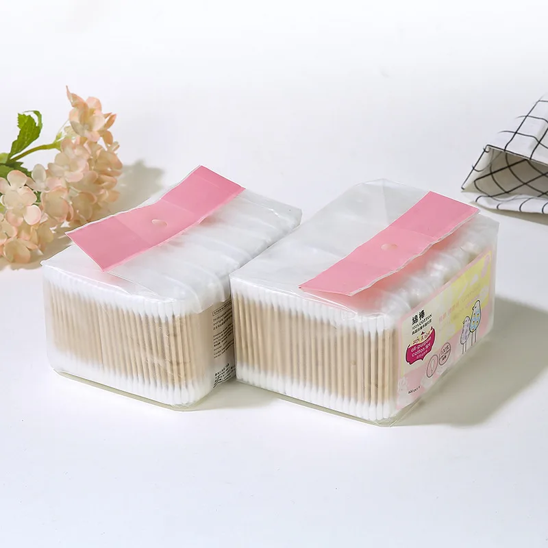 Ten Yuan Store Supply of Goods Top Grade 800 Double Headed round-Toe Cotton Swab