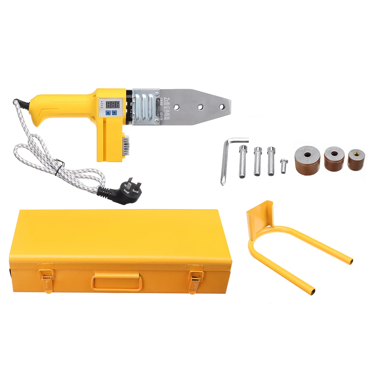 US $38.42 80010001200W Pipe Welding Machine 20110mm Pipe Soldering Iron Plastic Welding PPPPRPBPE Tube Heating Hot Melting Tool