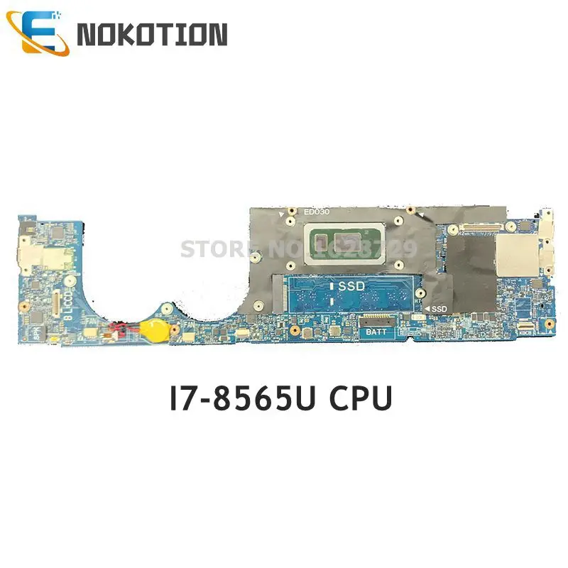 NOKOTION для DELL XPS 13 9380 3 дюймов ноутбук mothebroard EDO30 LA E672P CN 05F77F 5F77F I7 8565U 1 8 GHz CPU 16GB