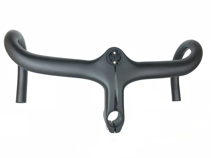 

INTETRATED T800 carbon Bar Road handlebar cycling bicycle bars carbon bars 40 42cm inner routing ud matte with garmin holder