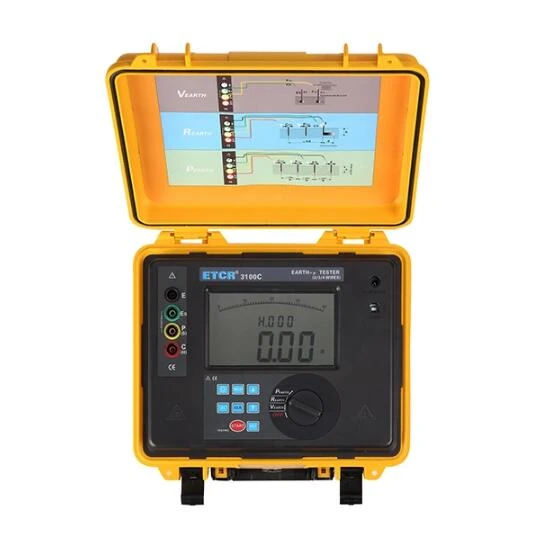 JF-XUAN Precise instrument Digital Earth Soil Resistance Tester ETCR3900 Resistance Ground Risistance Tester Meter Resistance Tester JF-XUAN Precise instrument Digital Earth Soil Resistance Tester ETCR3900 Resistance Ground Risistance Tester Meter Resistance Tester