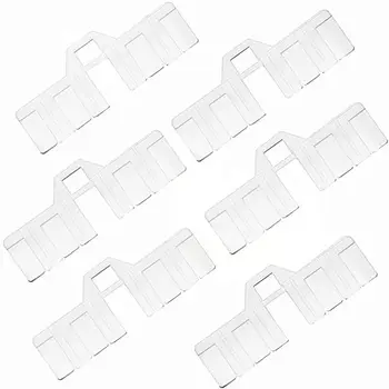 

Vertical Blind Vane Saver 6Pack~ White Curved Repair Clips ~ Fixes Broken