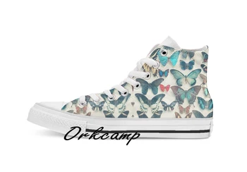 

Wings Custom Casual High Top lace-up Canvas shoes sneakers Drop shipping