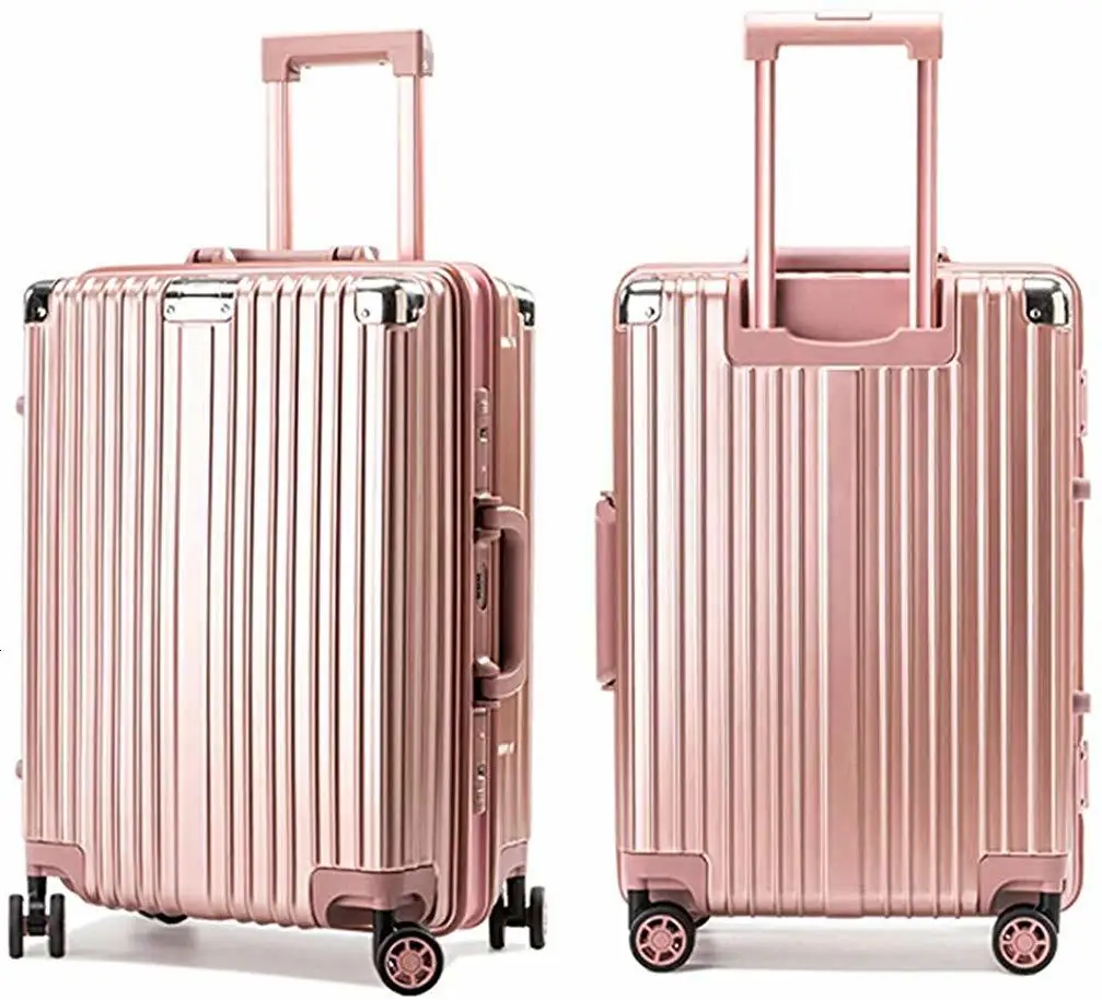 

24 inches Aluminum Magnesium Frame Machine Within Hold ち A Kind Of A Suitcase Carry Bag Mute Caster Freedom Back Travel Use 4010