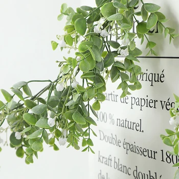 

Christmas Door Vine Artificial Plants False Flowers Ivy Hanging Garland Leaves Wedding Party Home Bar Garden Wall Decoration