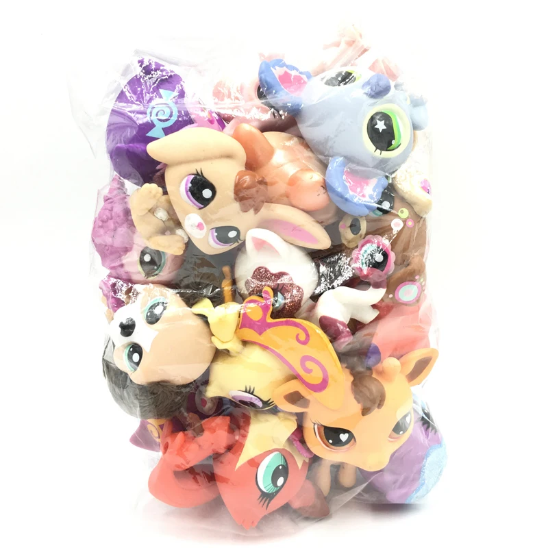 LPS CAT 10 шт./лот мини игрушки для домашних животных милые стоячие кошки собаки