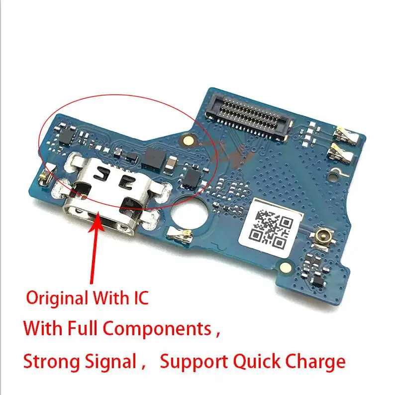 Original With IC 10 шт./партия, для Asus Zenfone Live L1 ZA550KL X00RD usb зарядный порт док-станция разъем зарядное устройство гибкий кабель высокого качества - Цвет: Original With IC