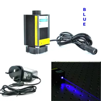 

12V 450nm 2500mW 2.5W Pure Violet Blue Laser Dot Module w/ Adapter & Fan Colling
