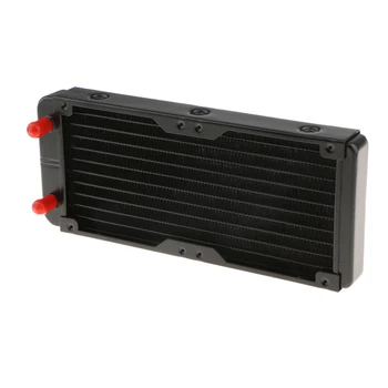 

240mm Radiator Aluminum 10 Pipe Straight Treaded For Computer Liquid Cooling