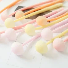 Ellen Brook 1 шт. 0,38 мм черные чернила милые Kawaii Мультфильм светящиеся грибы силиконовые гелевая ручка для офиса школьные принадлежности