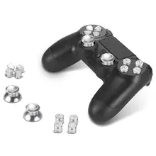 7 шт. сменные кнопки ABXY Thumbsticks ручка колпачок D-Pad наборы уникальный пуля внешний вид изысканный и красивый для PS4