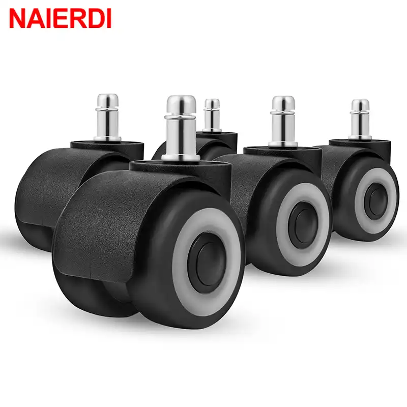 Naierdi 5 Adet Evrensel Dilsiz Sandalye Tekerlek 2 Ofis Koltugu Tekerlegi Yedek Tekerlekler Kaucuk Yumusak Guvenli Silindir Mobilya Tekerlekleri Aliexpress