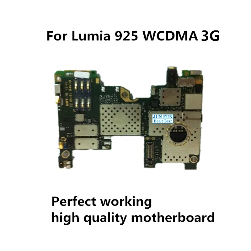 Б/у версия wcdma для материнской платы Nokia Lumia 925 100% оригинальная Европейская и