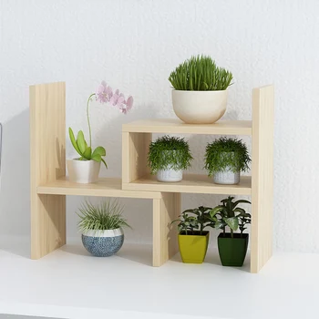 

Floral Shelf Space Multi-storey Indoor Solid Wood Living Room Balcony Household Storage Meat Floor Flower Shelf Saves Space