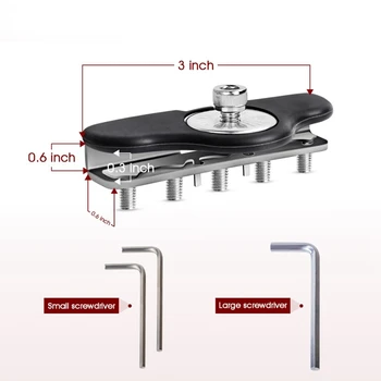 

2Pc Car Hood Universal Stainless Steel Led/Hid Rod Lamp Mounting Bracket Cover Engine Punch-Free Bracket Rear Tail Box Non-Destr