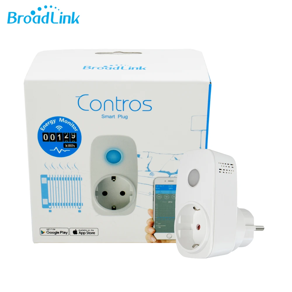 Broadlink SP3S Broadlink SP3S ЕС вилка Wifi умная розетка таймер светильник измеритель мощности монитор энергии приложение дистанционное управление Умный дом автоматизация - Цвет: Broadlink SP3S