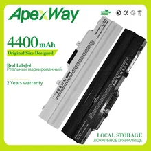 Apexway 4400 мАч 11,1 В батареи ноутбука BTY-S11 BTY-S12 для msi Wind U90 U100 U100X U210 для LG X110 для Akoya Mini E1210