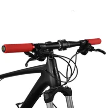 

Black/Red/Blue 1 Pair Bicycle Grips Silicone Sponge MTB Bike Handle Bar Soft Cycle Grip MTB Silicone Sponge Bike Handle Bar