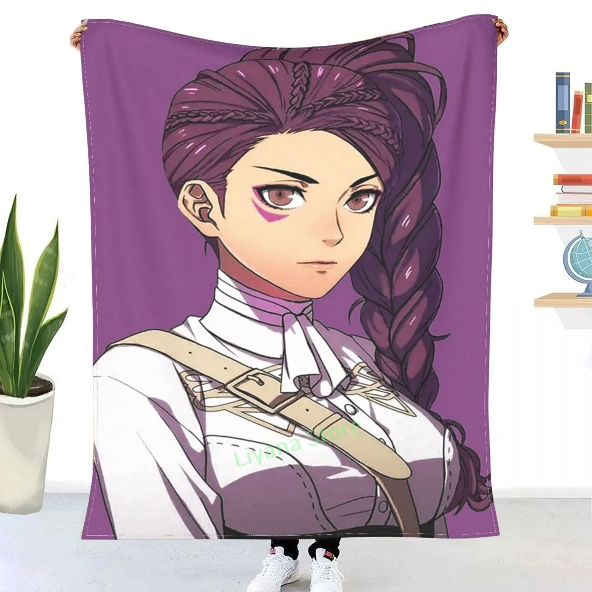 Декоративное одеяло с эмблемой Петра-огня для трех домов покрывало 3D принтом