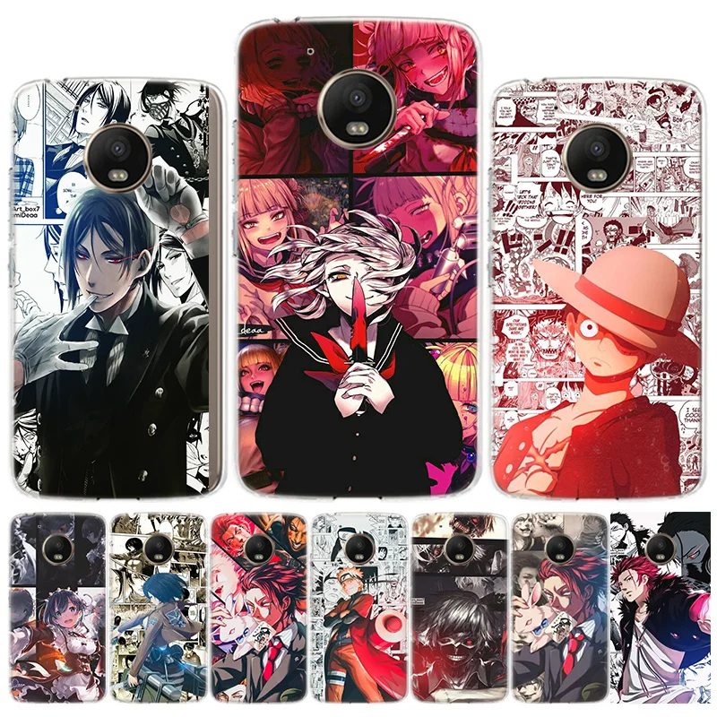 

Anime Manga Cartoon Japanese Phone Case For Motorola Moto G8 G7 Power G6 G5S G5 E6 E5 E4 Plus Play G4 One Action X4 EU Cover