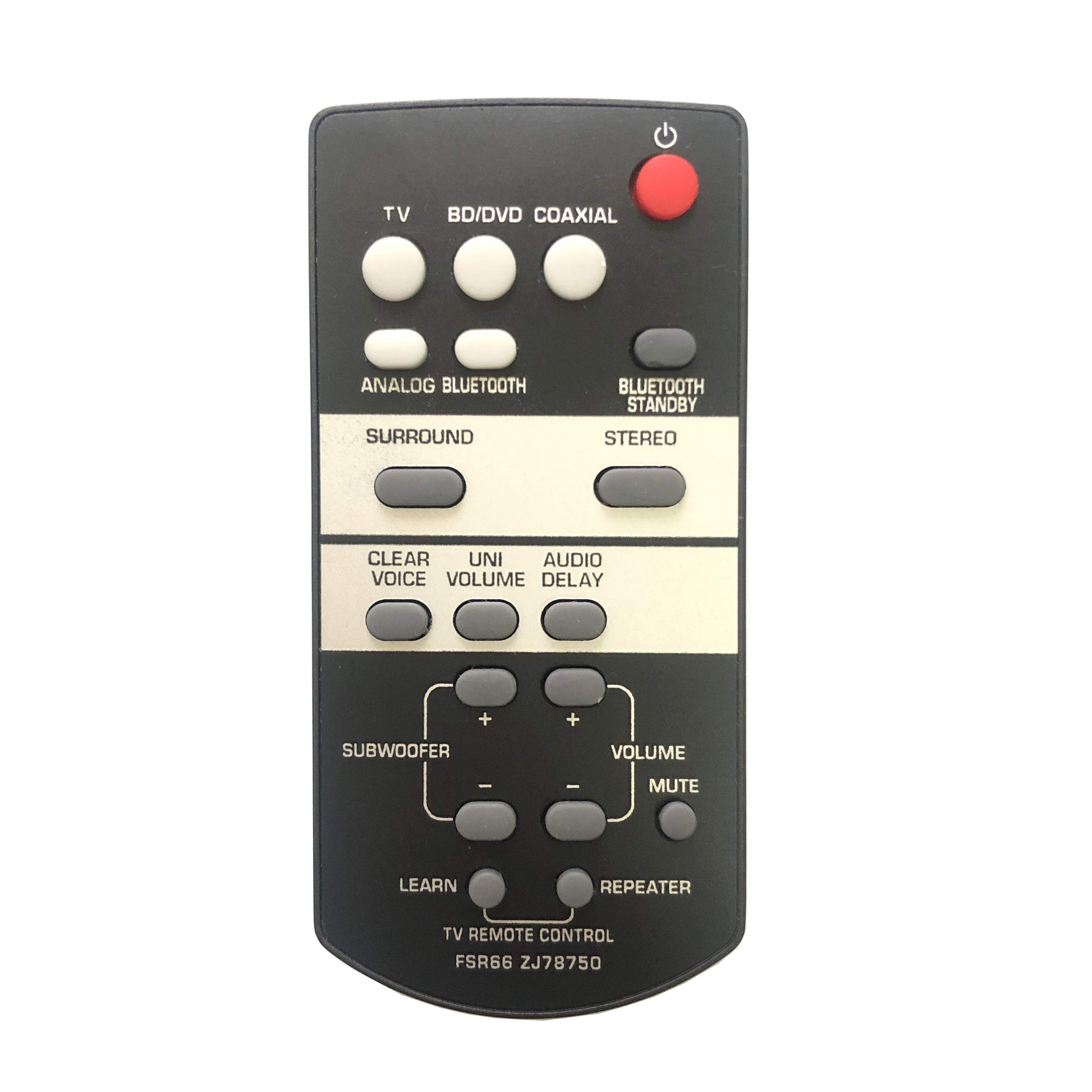 New Remote Control Yamaha Sound Bar Fsr66 Fsr50 Fsr64 Fsr78 Yas106 Yas108 Yas207 Yas203 Yas