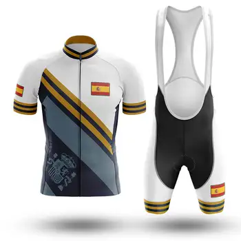 

Spain 2020 new summer cycling suit road bike clothing men's pro shorts bib Mtb Bike Jersey Shirt Maillot Ciclismo kit