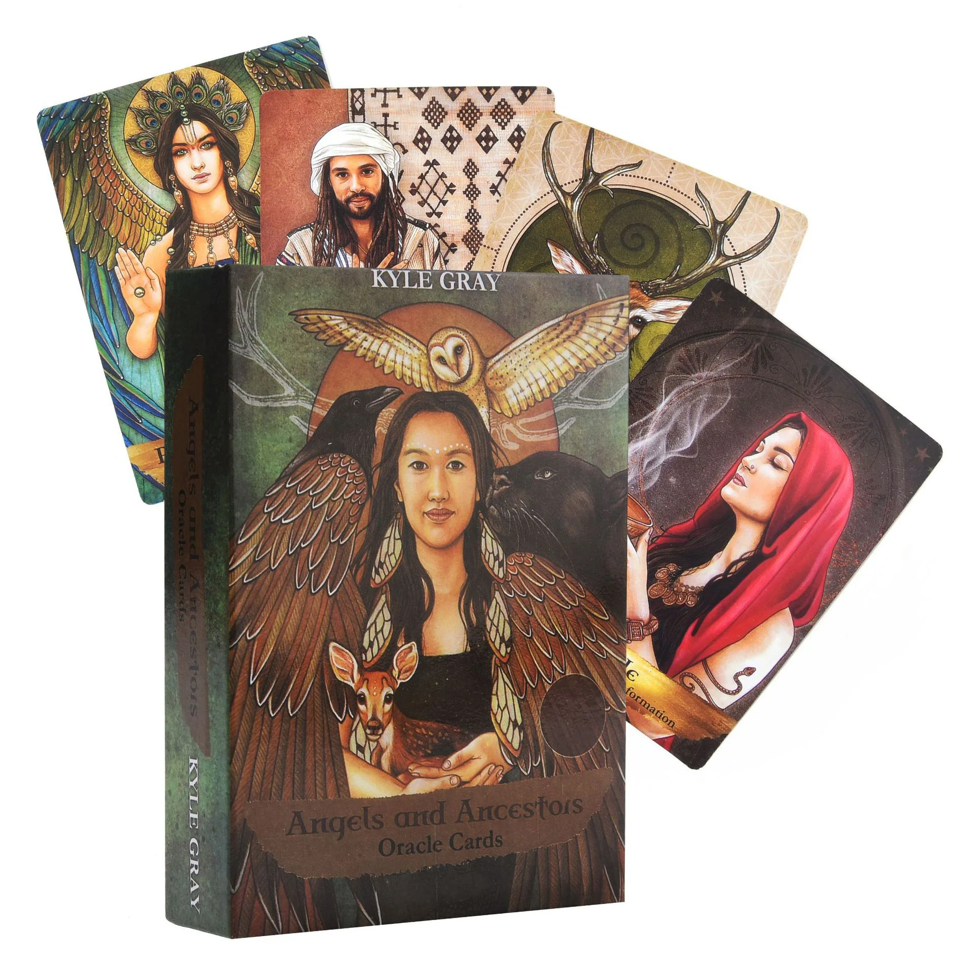 

Angels and Ancestors Oracle Cards A 55-Card Deck and Divination Sealed New Cards Game Board Party guidance Oracle Tarot Cards
