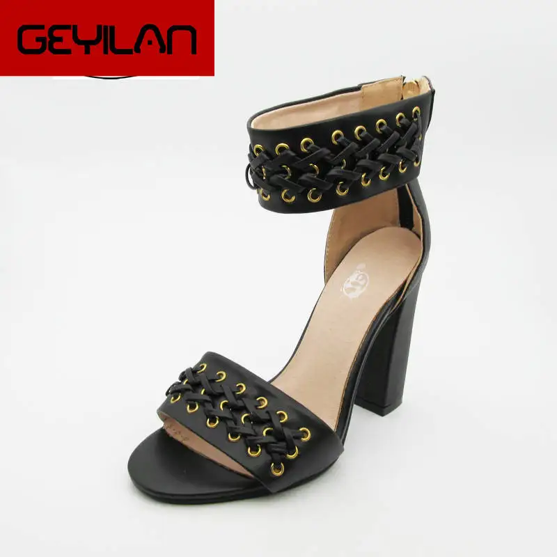 

2019 size 35-43 New women sandals thin high heels open toe sexy party spring summer women shoes woman high-heel best woman 123