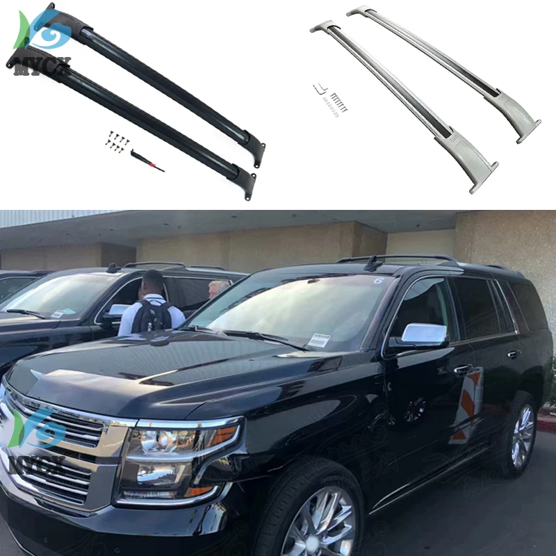Новое поступление багажник на крышу для Chevrolet Tahoe 2015-2019 алюминиевый сплав + ABS.OEM