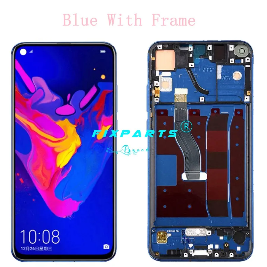 ЖК huawei Nova 4 ЖК-дисплей кодирующий преобразователь сенсорного экрана в сборе ремонт Honor V20 VCE-AL00 VCE-TL00 6," huawei Honor View 20 lcd