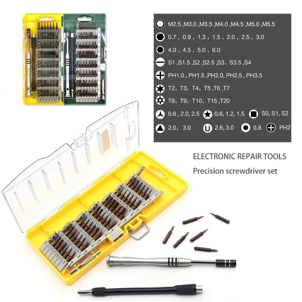 

60 In 1 Precision Screwdriver Set With Magnetic Screwdriver Kit Electronics Repair Tool Kit For Mobile Phones Computers Pc