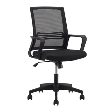 

Comfortable Mesh Chair Computer Gaming Chairs with Soft Armrest Seat Lifting-up Black Office Chairs for Working