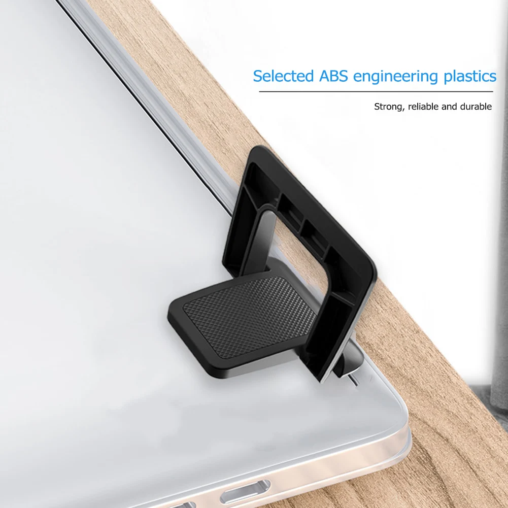 Laptop Stand 2/4pcs Mini Laptop Stand Invisible Desktop Holder Support Notebook Cooling Pad For Macbook Universal Laptop Feet